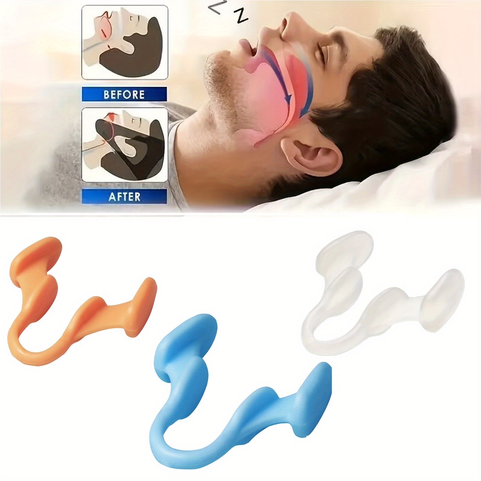 2-10pcs Silicone Sleep Aid Nos - Anti Snore Contour Pillow ulasan dan harga