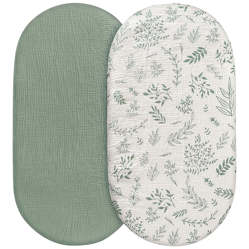 Muslin Bassinet Sheets for Bab - Muslin Cotton Bedspread ulasan dan harga