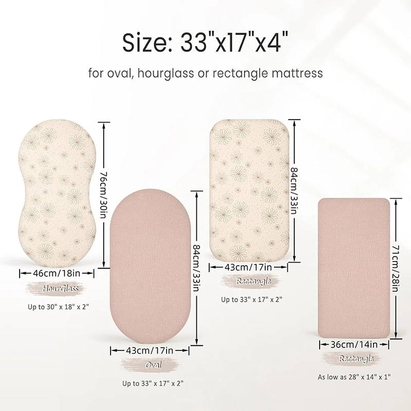 Muslin Bassinet Sheets for Bab - Muslin Cotton Bedspread ulasan dan harga
