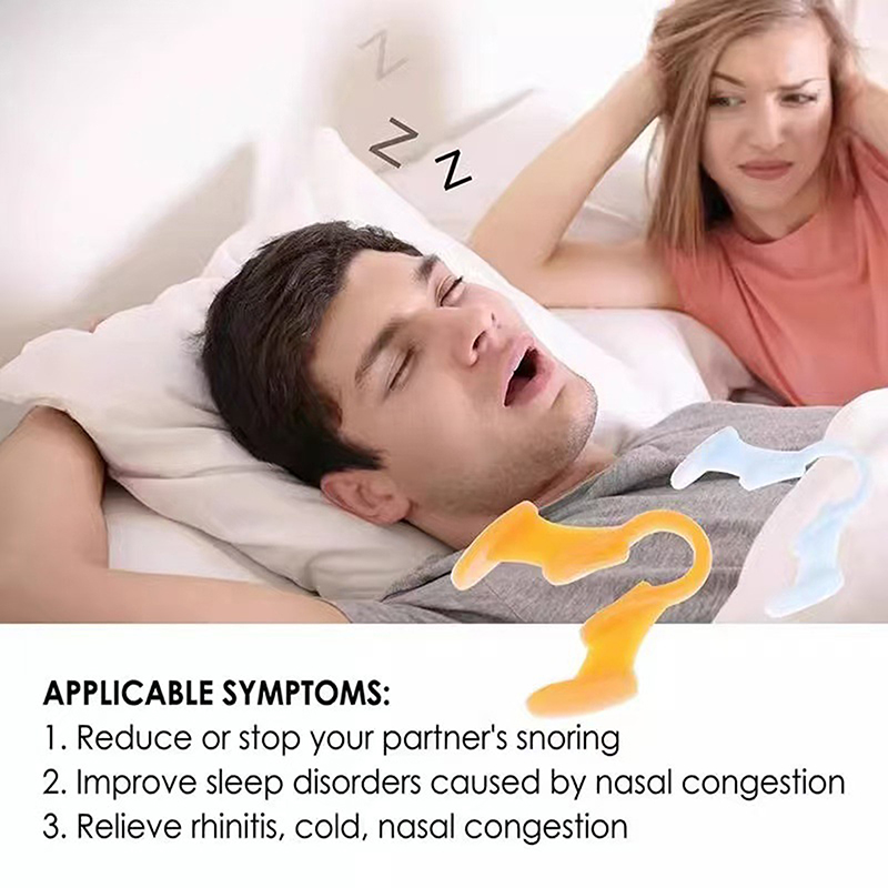 2PCS Silicone Anti Snoring Nas - Anti Snore Contour Pillow ulasan dan harga
