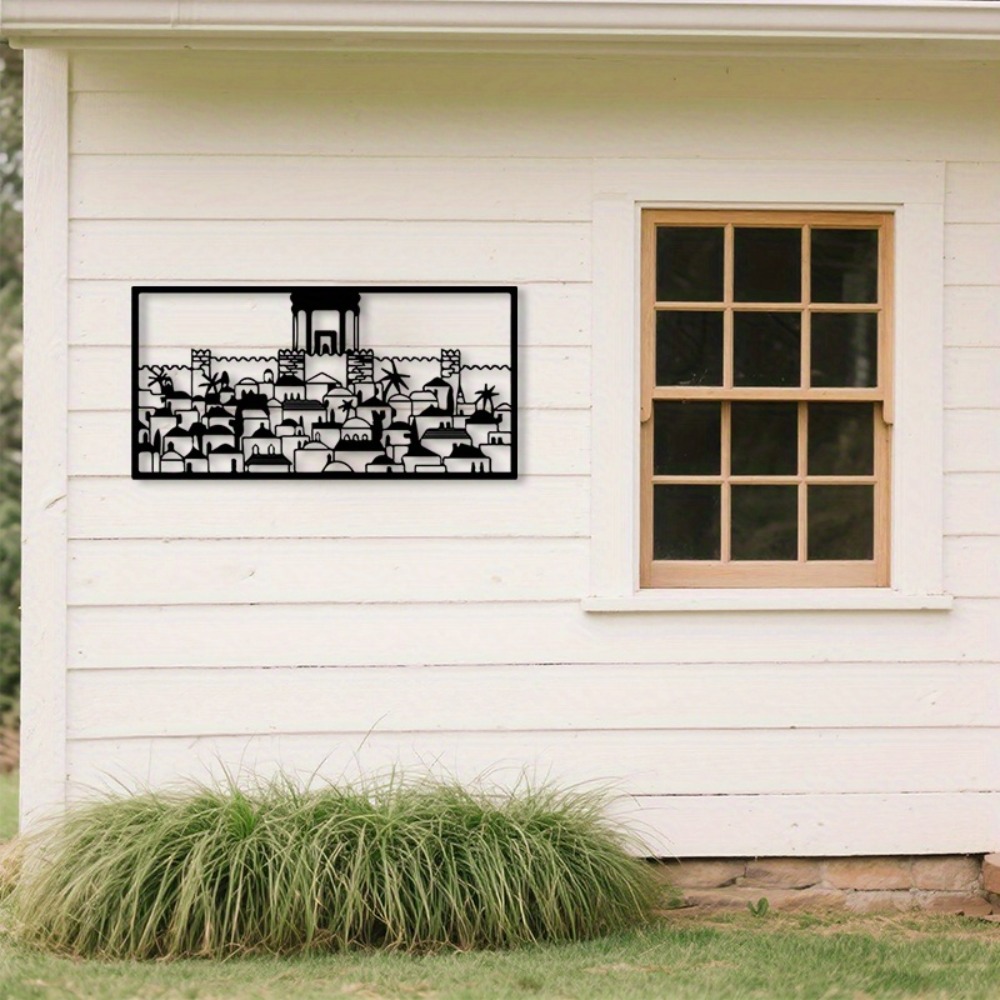 CIFBUY Metal Wall Art Jerusale - Home Decor ulasan dan harga