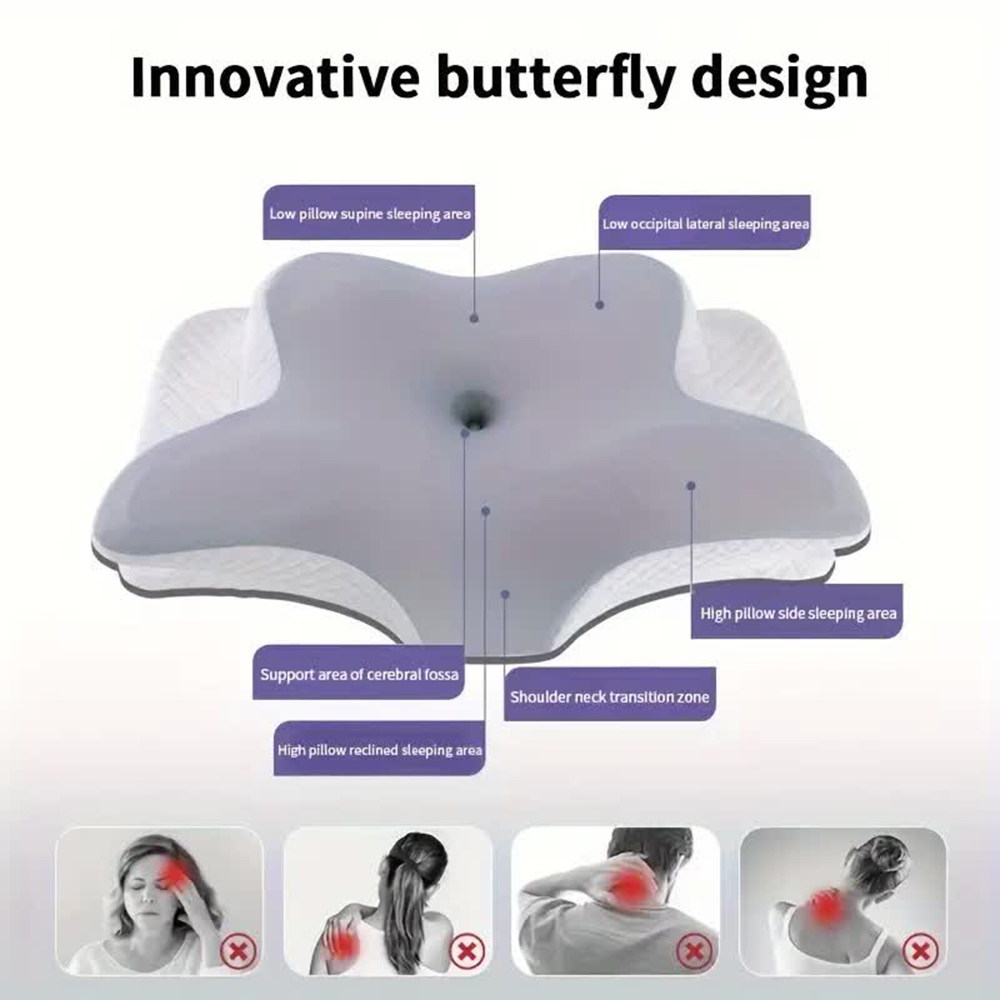 Memory Foam Pillows Butterfly  - Memory Foam Orthopedic Pillow Neck Pain ulasan dan harga