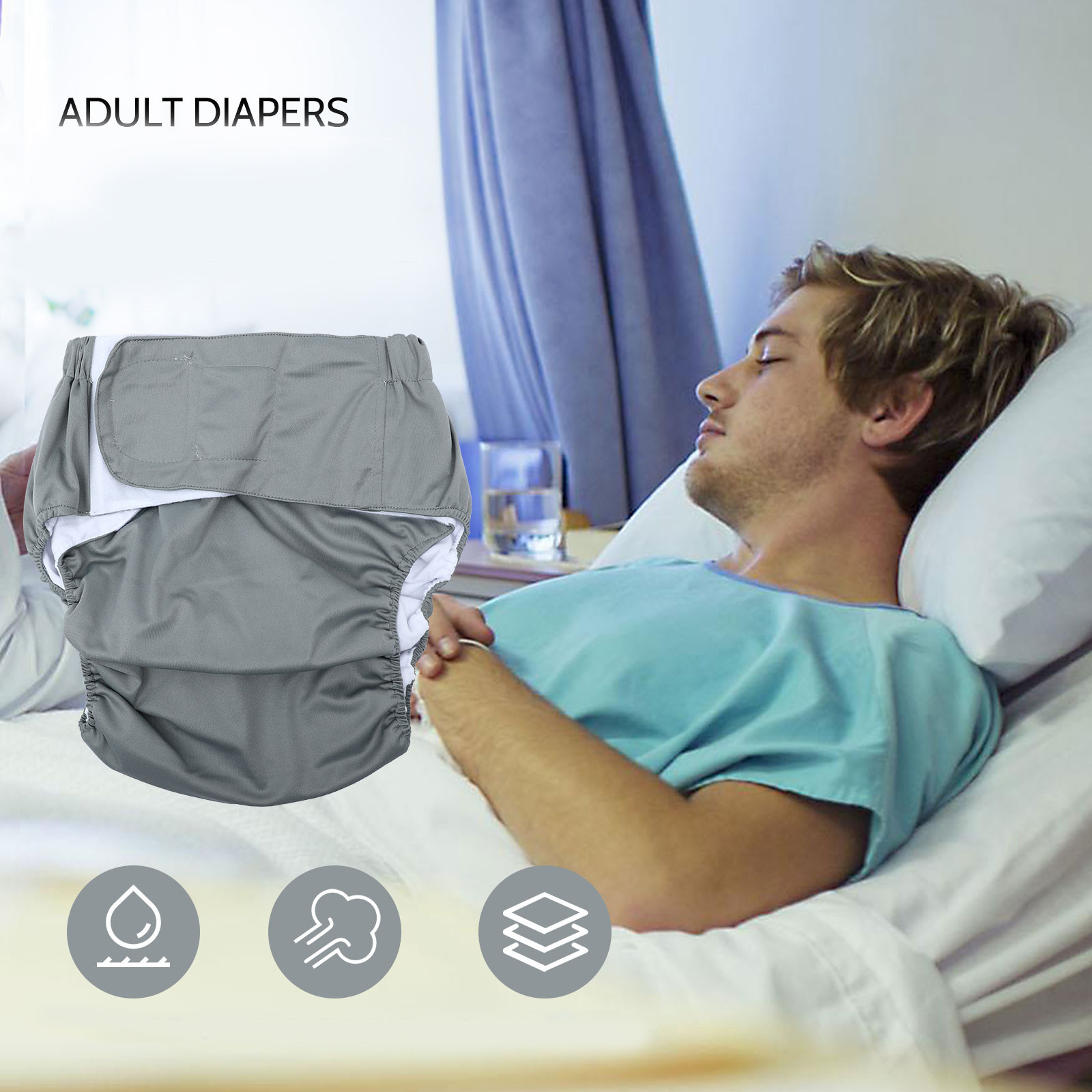 1Pcs Adjustable Waterproof Clo - Waterproof Mattress Protector Breathable ulasan dan harga