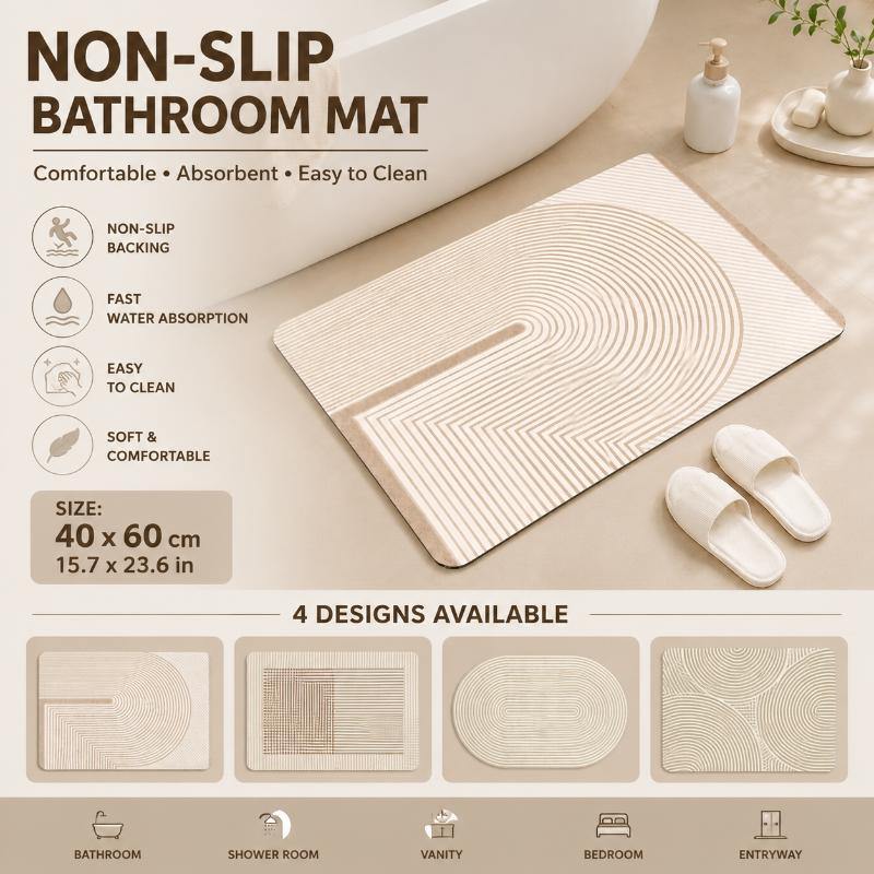 Diatomite Bath Mat Quick Dry A - Quick Dry Diatomite Bath Mat ulasan dan harga